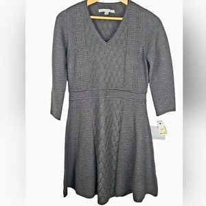 marc new york womens long sleeve shift dress MARC NEW YORK by ANDREW MARC Puff Long Sleeve Chiffon Shift Dress